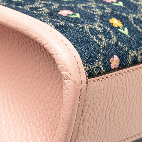 GUCCI Pink Leather Shoulder Bag - Picture 4 of 12